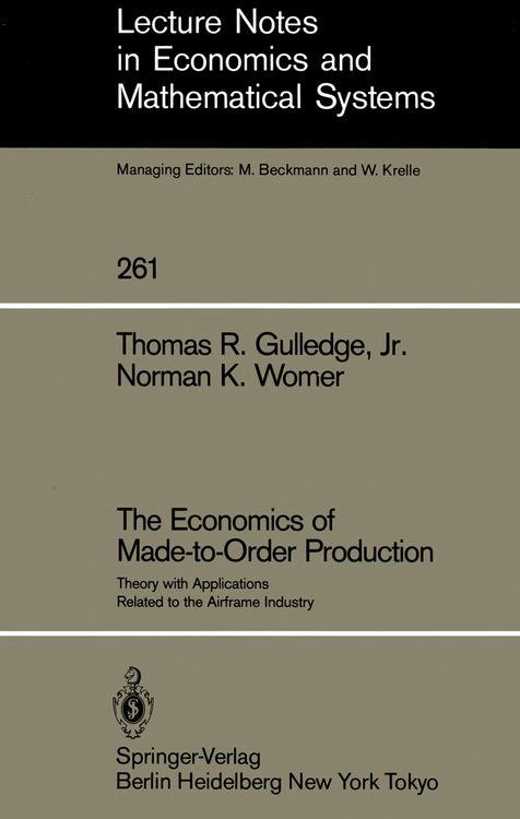 Produktbild: The Economics of Made-to-Order Production