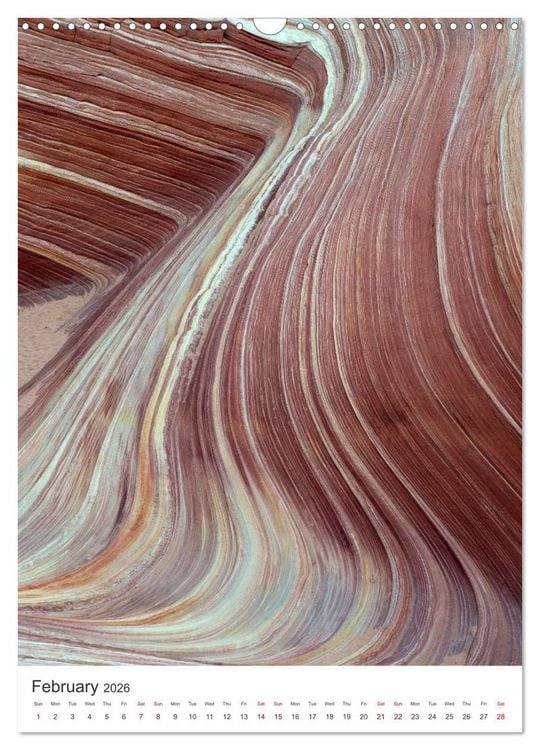 Produktbild: Paria Canyon The Wave (Wall Calendar 2026 DIN A3 portrait), CALVENDO 12 Month Wall Calendar