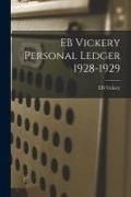 Produktbild: EB Vickery Personal Ledger 1928-1929