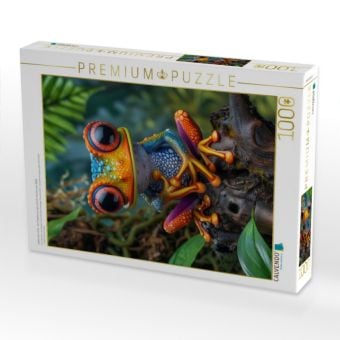 Produktbild: CALVENDO Puzzle Leben am Limit - ein Tropfen zu viel und ich rutsche vom Blatt | 1000 Teile Lege-Gr&ouml;&szlig;e 64x48cm Foto-Puzzle f&uuml;r gl&uuml;ckliche Stunden
