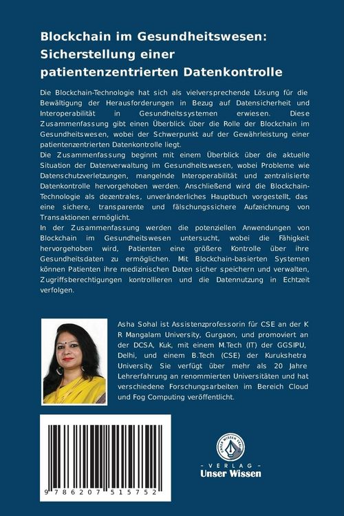 Produktbild: Blockchain im Gesundheitswesen: Sicherstellung einer patientenzentrierten Datenkontrolle