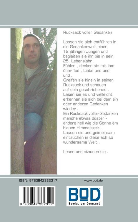 Produktbild: Rucksack voller Gedanken