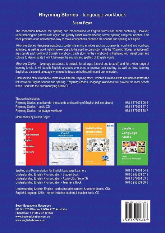 Produktbild: Rhyming Stories - language worbook