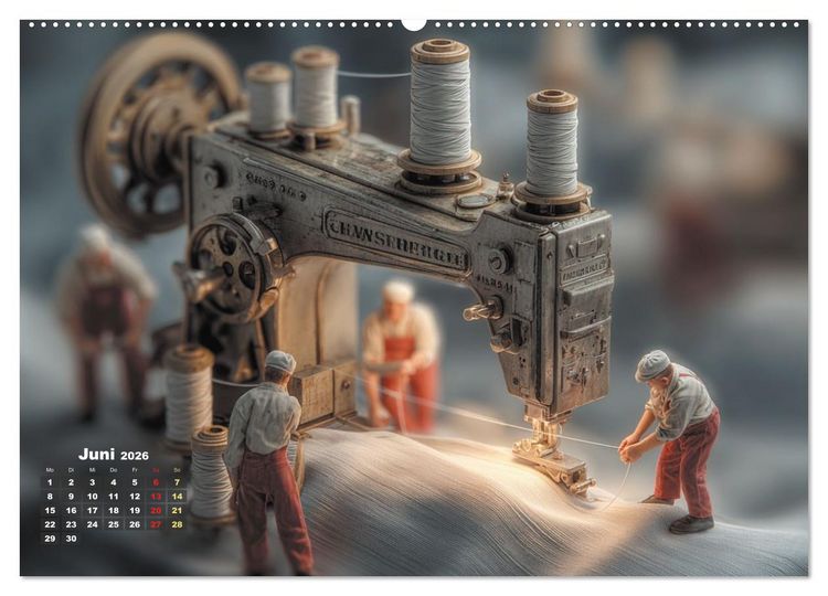 Produktbild: Miniatur - Atelier (hochwertiger Premium Wandkalender 2026 DIN A2 quer), Kunstdruck in Hochglanz