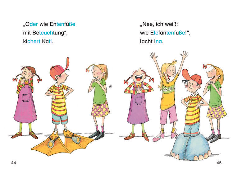 Produktbild: Duden Leseprofi &ndash; Silbe f&uuml;r Silbe: Geschichten zum Lachen und Spa&szlig;haben, 1. Klasse