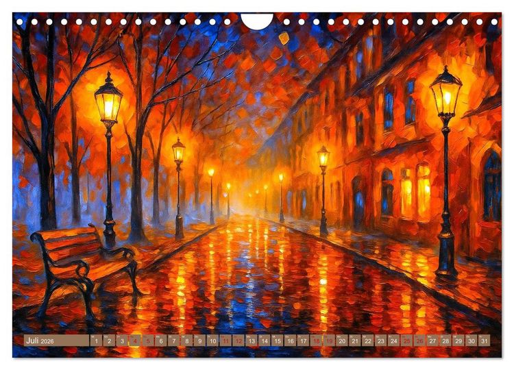 Produktbild: Spaziergang durch Farben und Licht (Wandkalender 2026 DIN A4 quer), CALVENDO Monatskalender