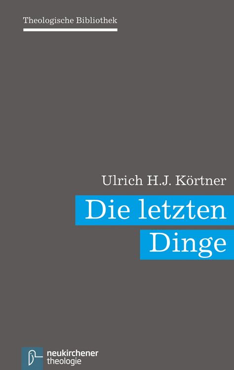 Produktbild: Die letzten Dinge