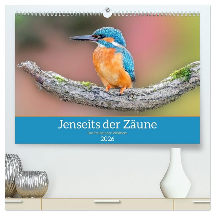 Produktbild: Jenseits der Z&auml;une (hochwertiger Premium Wandkalender 2026 DIN A2 quer), Kunstdruck in Hochglanz