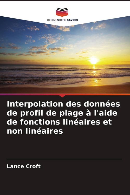 Produktbild: Interpolation des donn&eacute;es de profil de plage &agrave; l'aide de fonctions lin&eacute;aires et non lin&eacute;aires