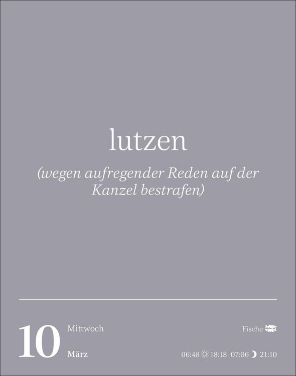 Produktbild: Duden Vergessene Wortsch&auml;tze Tagesabrei&szlig;kalender 2027