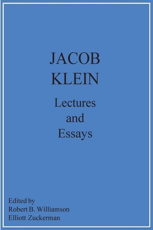 Produktbild: Jacob Klein Lectures and Essays