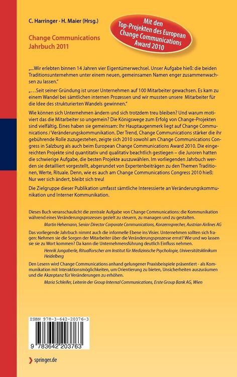Produktbild: Change Communications Jahrbuch 2011