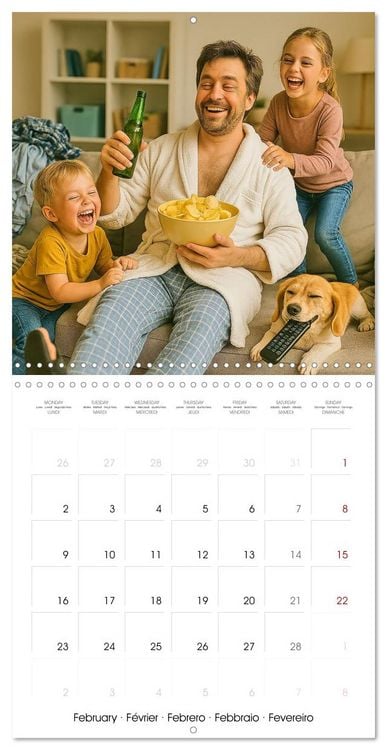 Produktbild: The Great Man Calendar. A year full of male chaos. (Wall Calendar 2026 12 &times; 12 Inch) CALVENDO 12 Month Wall Calendar