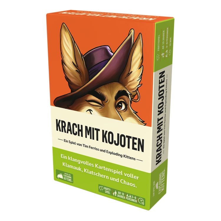 Produktbild: Exploding Kittens - Krach mit Kojoten, Partyspiel