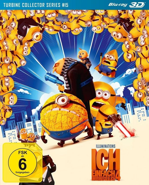 Produktbild: Ich - Einfach unverbesserlich 4 (Despicable Me 4) - 3D - Turbine Collector Series #15 (Blu-ray 3D)