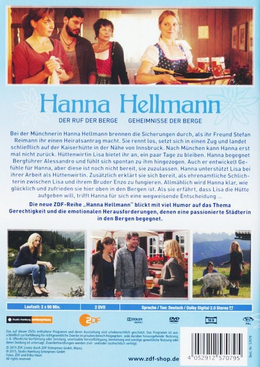 Produktbild: Hanna Hellmann - Der Ruf der Berge/Geheimnisse der Berge [2 DVDs]