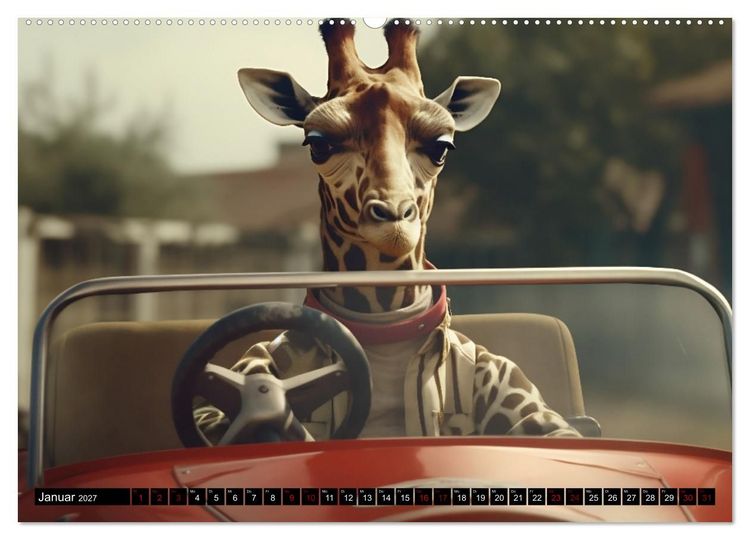 Produktbild: Tiere im Alltag (Wandkalender 2027 DIN A2 quer), CALVENDO Monatskalender