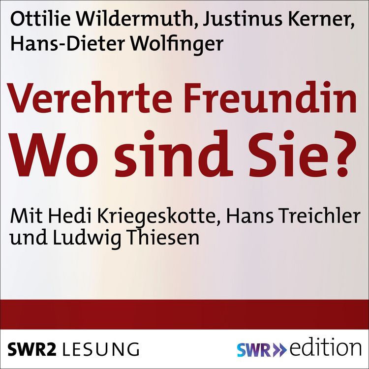 Produktbild: Verehrte Freundin! Wo sind Sie?