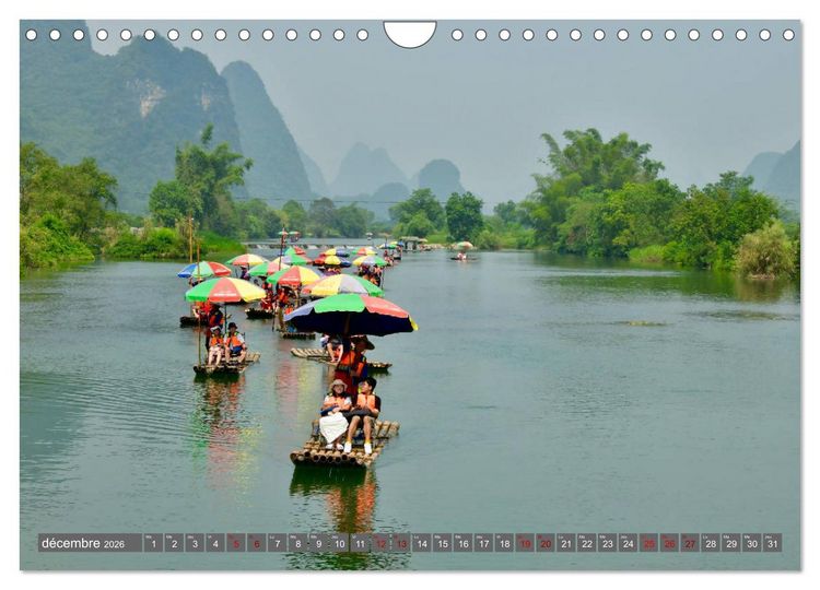 Produktbild: RIVI&Egrave;RE YULONG (Calendrier mural 2026 DIN A4 vertical), CALVENDO calendrier mensuel