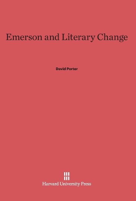 Produktbild: Emerson and Literary Change