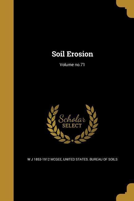 Produktbild: Soil Erosion; Volume no.71
