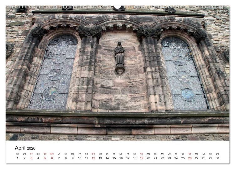 Produktbild: Schottlands Hauptstadt Edinburgh (Wandkalender 2026 DIN A2 quer), CALVENDO Monatskalender