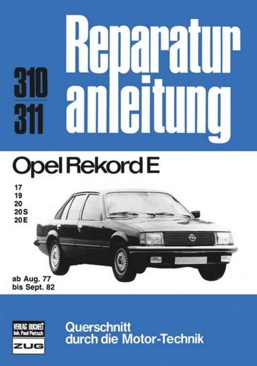 Produktbild: Opel Rekord E, 17/19/20/20S/20E 08/77-09/82