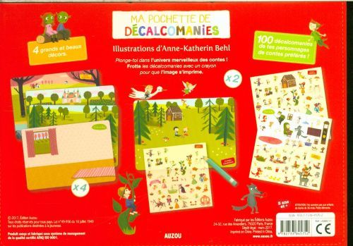 Produktbild: Ma pochette de d&eacute;calcomanies: les contes