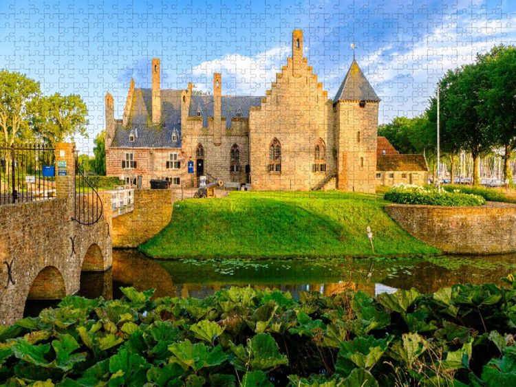 Produktbild: CALVENDO Puzzle Burg Radboud | 1000 Teile Lege-Gr&ouml;&szlig;e 64x48cm Foto-Puzzle f&uuml;r gl&uuml;ckliche Stunden