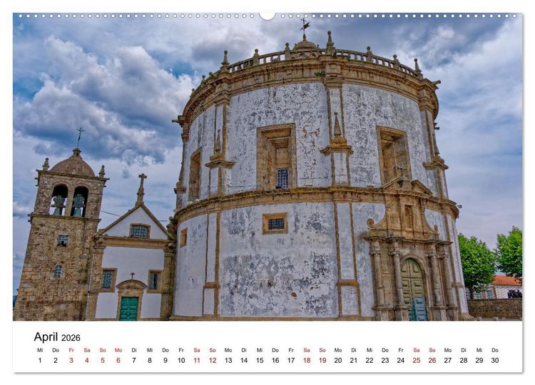 Produktbild: Porto und Gaia - Ausblicke und Einsichten (hochwertiger Premium Wandkalender 2026 DIN A2 quer), Kunstdruck in Hochglanz