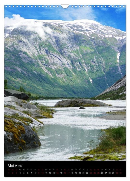Produktbild: Hei - Willkommen im Fjordland (Wandkalender 2026 DIN A3 hoch), CALVENDO Monatskalender