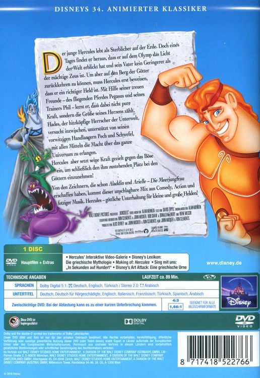 Produktbild: Hercules - Disney Classics
