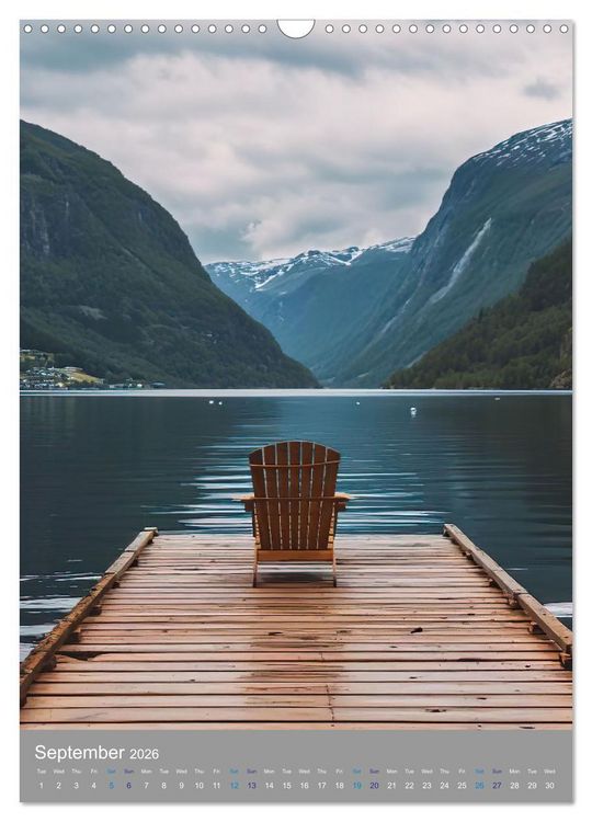 Produktbild: Chairscape (Wall Calendar 2026 DIN A3 portrait), CALVENDO 12 Month Wall Calendar