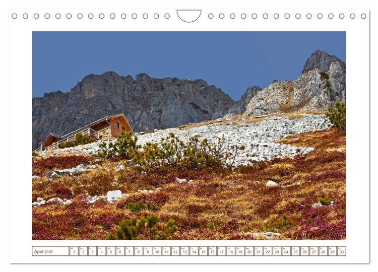 Produktbild: Idyllische Almh&uuml;tten (Wandkalender 2026 DIN A4 quer), CALVENDO Monatskalender