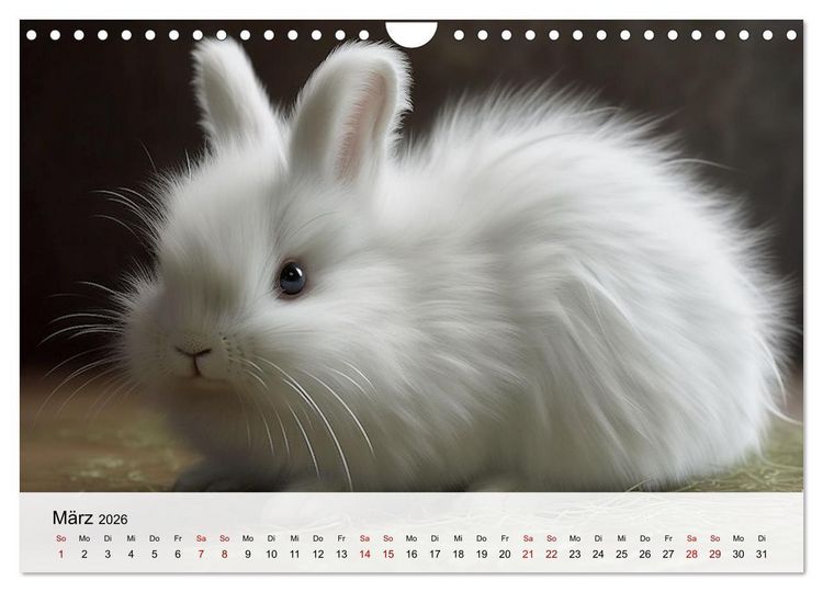 Produktbild: Zauberhafte Fluffies (Wandkalender 2026 DIN A4 quer), CALVENDO Monatskalender