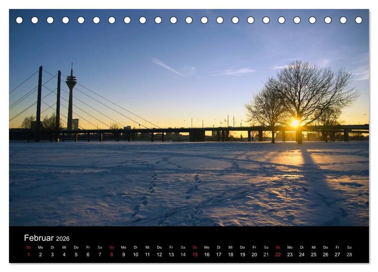 Produktbild: D&uuml;sseldorf 2026 (Tischkalender 2026 DIN A5 quer), CALVENDO Monatskalender