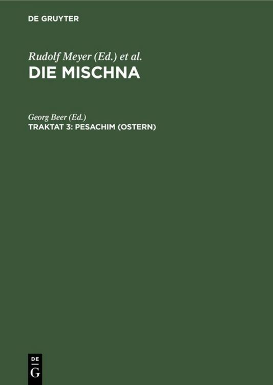 Produktbild: Pesachim (Ostern)