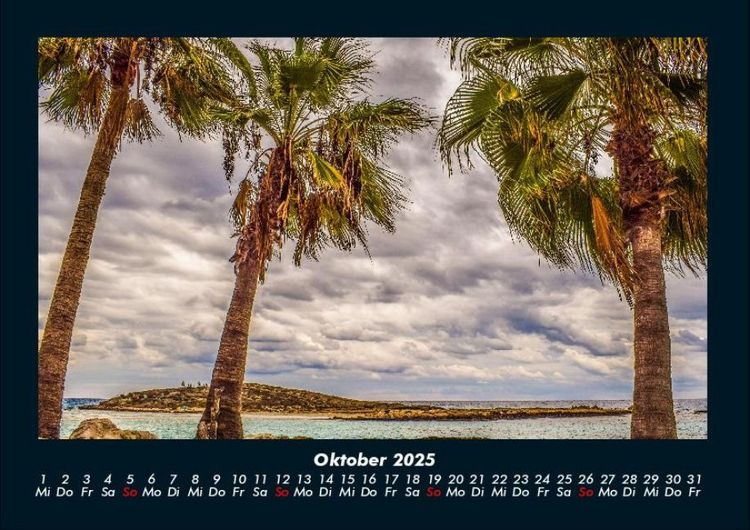 Produktbild: Palmentraum 2025 Fotokalender DIN A4