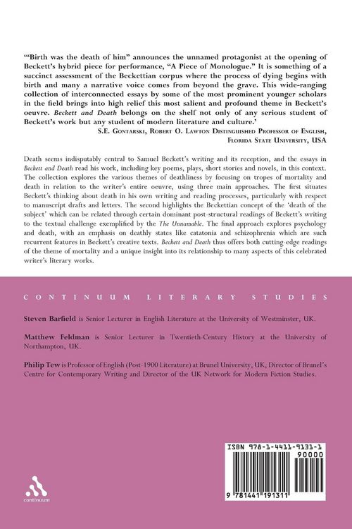 Produktbild: Beckett and Death