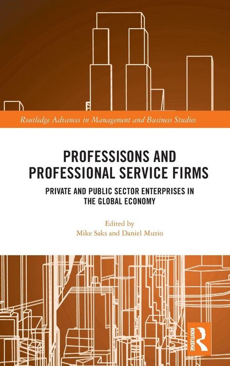 Produktbild: Professions and Professional Service Firms