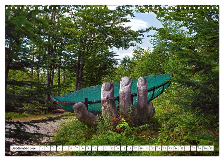 Produktbild: Gl&auml;serne Attraktionen - Glaskunst im Bayerischen Wald (Wandkalender 2026 DIN A3 quer), CALVENDO Monatskalender