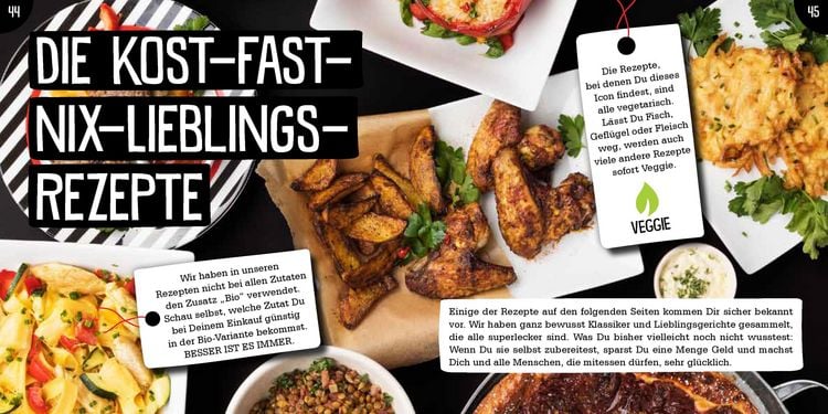 Produktbild: Kost-fast-nix-Kochbuch