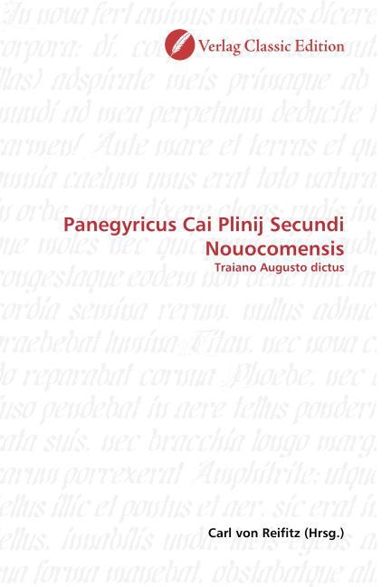 Produktbild: Panegyricus Cai Plinij Secundi Nouocomensis