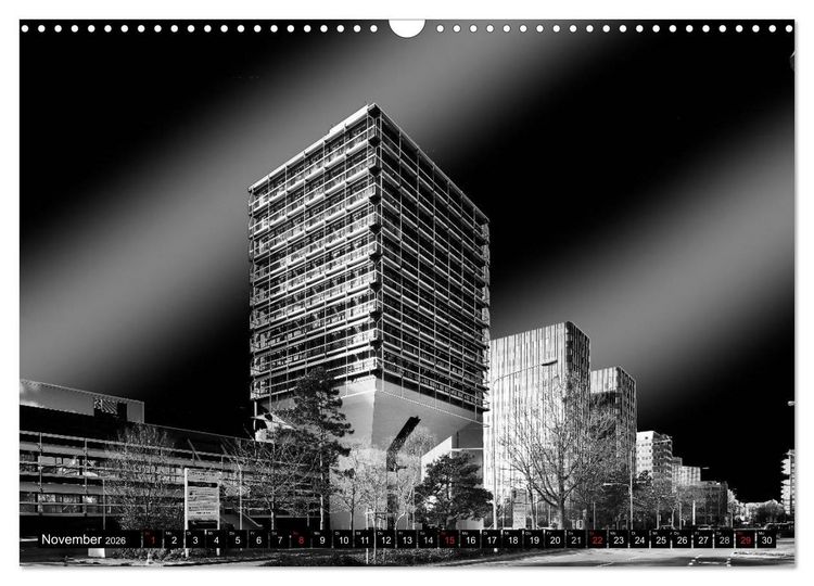 Produktbild: Faszination Frankfurter Architektur (Wandkalender 2026 DIN A3 quer), CALVENDO Monatskalender