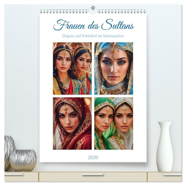 Produktbild: Frauen des Sultans (hochwertiger Premium Wandkalender 2026 DIN A2 hoch), Kunstdruck in Hochglanz