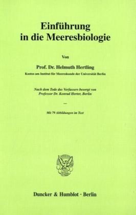 Produktbild: Einf&uuml;hrung in die Meeresbiologie.