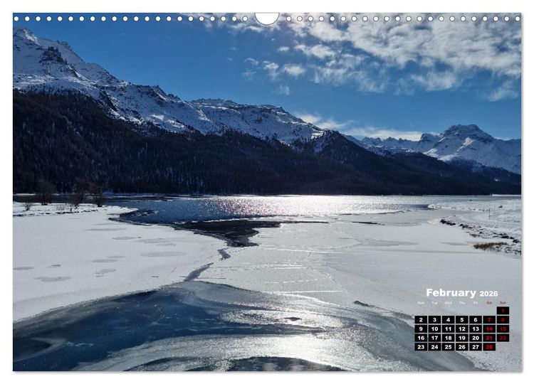 Produktbild: Engadine 2026 - Nature and landscapes (Wall Calendar 2026 DIN A3 landscape), CALVENDO 12 Month Wall Calendar