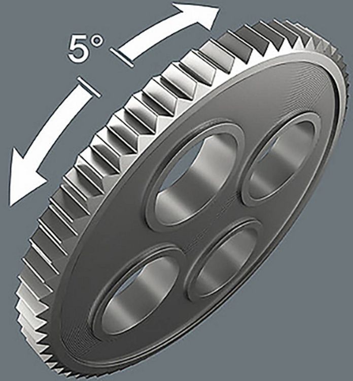 Produktbild: Wera 8000A 05073260001 Umschaltknarre 1/4" (6.3 mm) 152mm