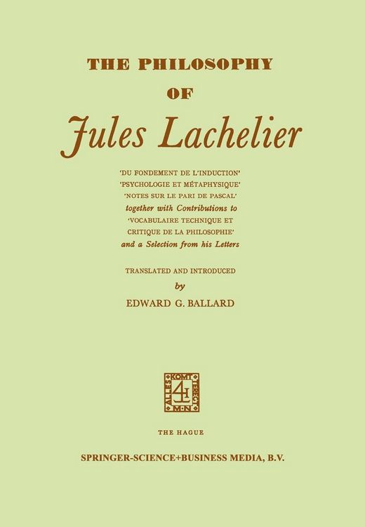 Produktbild: The philosophy of Jules Lachelier