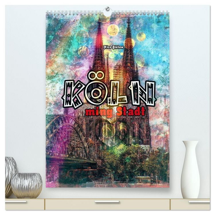 Produktbild: K&ouml;ln ming Stadt (hochwertiger Premium Wandkalender 2026 DIN A2 hoch), Kunstdruck in Hochglanz